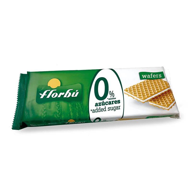 Florb? ويفر بطعم جوز الهند بدون سكر مضاف 160غ